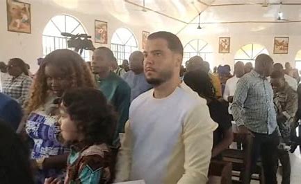 Jos Leijdekkers, one of Europe most wanted drug lord seen here attending a church service alongside President Bio and family.