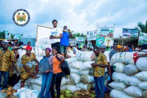 Locally produced food items were showcased during the Feed Salone anniversary celebration. Photo Credit: State House on Facebook.