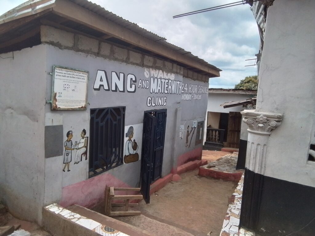 This maternity health clinic in Devil Hole, on the outskirts of Freetown, Sierra Leone, serves as a treatment center for obstetric fistula. Photo Credit: Kemo Cham, Engage Salone.