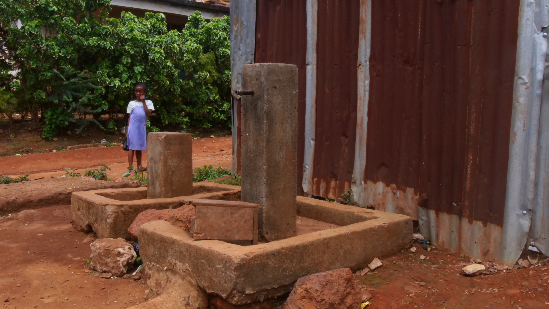 A public water tap in Wellington, Freetown, has dried up. Photo Credit: Kemo Cham/Engage Salone.